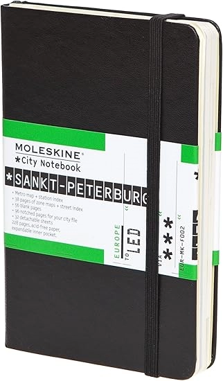 Een City Notebook ST. PETERSBURG ** zonder recht van retour ** koop je bij Moleskine.nl